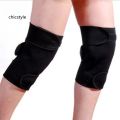 【Big Sale】 HHMZ1 Pair Tourmaline Self Heating Knee Pads Magnetic Therapy Knee Support Belt Knee Massager. 