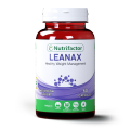 Nutrifactor Leanax Healthy Weight Management Supplement For Fat Burn 60s Capsules. 