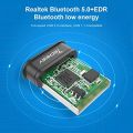 USB Bluetooth Adapter for PC Receiver - Techkey Mini Bluetooth 5.0 EDR Dongle transmitter for Computer Desktop Transfer for Laptop Bluetooth Headset Speaker Keyboard Mouse Printer. 