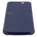 New Dot View Untra Slim Flip Silicone Smart Case Cover for HTC One M9 Plus 5.2'' - blue. 