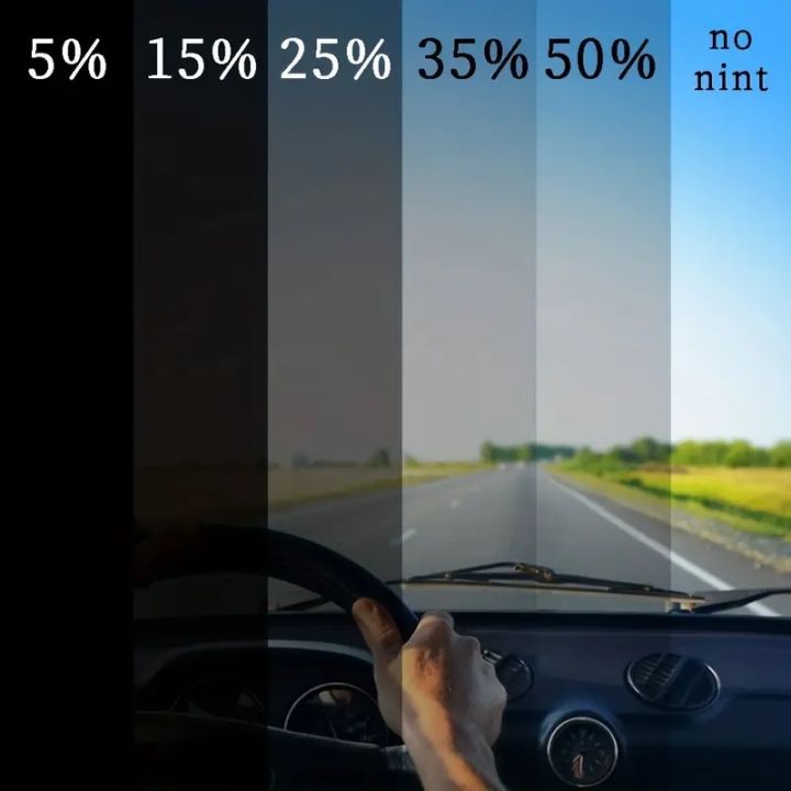 Car Window Windshield Side Window Black Anti-glare Film, UV Protection Privacy Window Tinted Film, Car Window Insulation Film