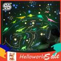 Night Glowing Wall Stickers Cartoon Dinosaur Stickers Dot Star Luminous Wall Sticker Set for Baby Kids Room Bedroom Decoration Glow in the Dark Home Decor Stickers Wall Decoration Stickers. 