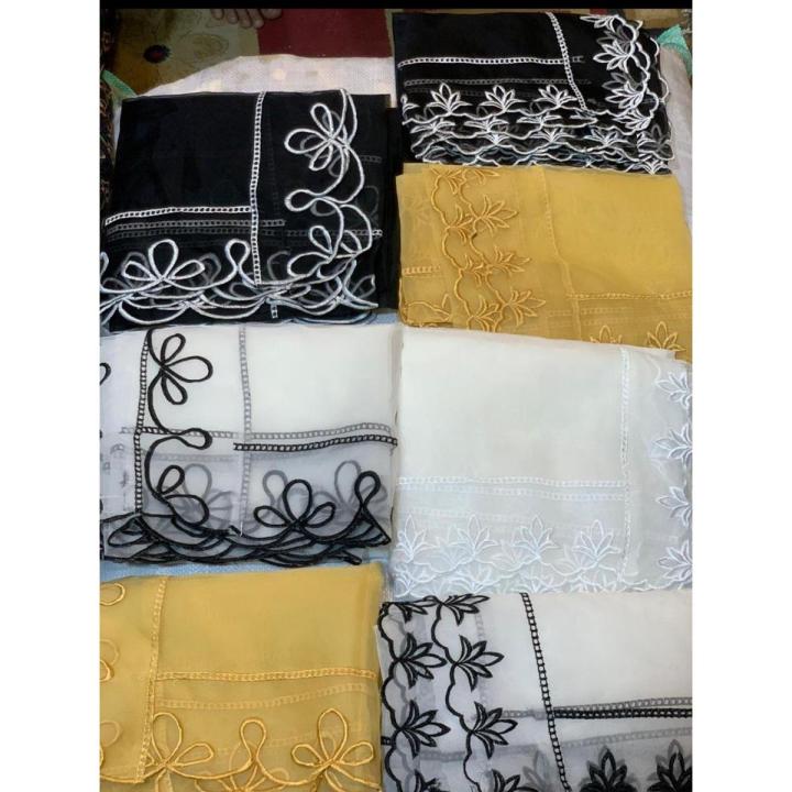 Organza Cutwork 
Embroidry Dupatta 
4 side