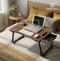 AMNA MALL | Laptop Table for Bed | Foldable & Lightweight Bed Desk for Online Classes | Reading | Eating & Office Work | Portable Laptop Table | Laptop Table | Folding Laptop Table | Laptop Table With Tray | Laptop Table With Drawer | Laptop Desk. 