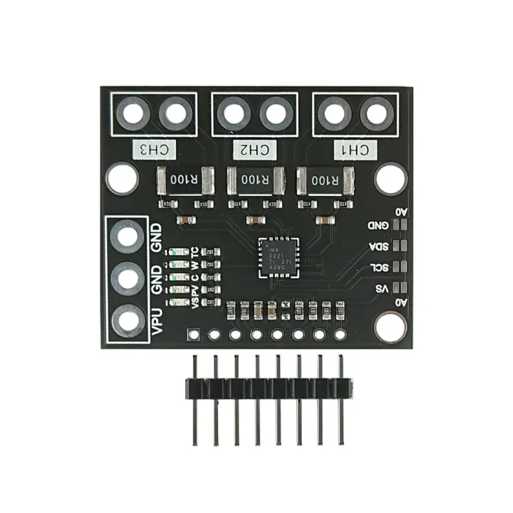I2C%20SMBUS%20INA3221%20Triple-Channel%20Shunt%20Current%20Power%20Supply%20Voltage%20Monitor%20Sensor%20Board%20Module%20Replace%20INA219%20With%20Pins%20-%20Image%203