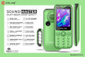 Calme Sound Master - Real Sound King - 2.4 Inch TFT Screen - Dual Sim - PTA APPROVED - 3D Box Speaker - 3200mAH Big Battery - HD Camera - LED Torch Light - Auto call recording - Wireless FM Radio - 1 Year brand warranty. 