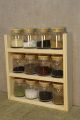 Wooden Spice Rack || Wooden Shelf || Kitchen Organization idea || Essential Oil Rack || Kitchen Shelves || Spices || Jar Shelf. 