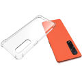 For OPPO Find X2 Pro Transparent Soft Gel TPU Reinforced Corners Cushion Bumper Shockproof Drop Protection Case Cover. 