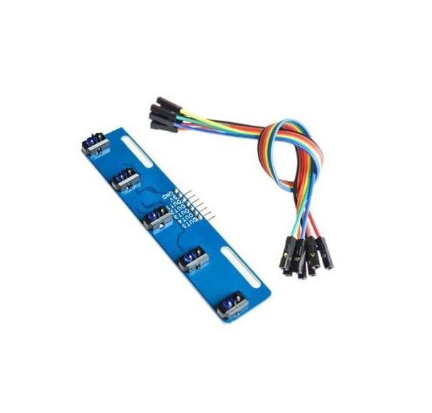 Black white lines Tcrt5000l 5 Ways Tracking Sensor