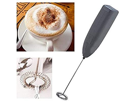 Electric Battery Operated Coffee Beater Blender Mixer Handheld Milk Frother