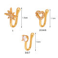Nose Cuffs Eye-catching Easy to Wear Women Nose Rings Hoop. 