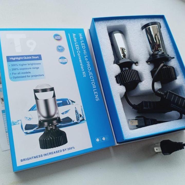 T9 Mini lens Projector Lens LED H4 Fitting