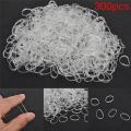 300PCS/Lot Flexibility High Quality Transparent Rubber Band Elastic Bands Rubber Hair Band Ring Women Girls Hair Tie Rope. 