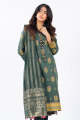 Alkaram Studio Unstitched 3 Pc Printed Cambric Suit With Chambre Dupatta  FW-50.1-23-Green. 