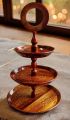 Wooden Cup Cake Stand 3 tier Cake stand made with 100% original Wood,Wooden cake stand, cake holder,Non rotating,Best Quality with low price European Three-Layer Cake Stand Wedding Holiday Party Dessert Table Plate Candy Cake Display Trays. 