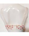 PREMIUM QUALITY COTTON BANIYAN STUFF MADE CREAM COLORED NON-PADDED NON-WIRED BRA FOR HER. 