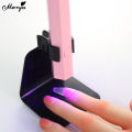 Monja Handheld UV LED Lamp Stand Nail Art Light Lamp Holder Mini Nail Dryer Machine Phototherapy Lamp Bracket DIY Nail Art Tools. 
