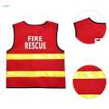 Firefighter Child Vest Premium Firefighter Vest Girls Child Kids 1Pcs. 