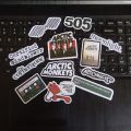 ARCTIC MONKEYS FAN KIT including Polaroids, Stickers, Spotify Lyrics and Codes ideal for journaling, aesthetic cute idea for laptops, phone cases, gifting and perfect for fans and music lovers. 