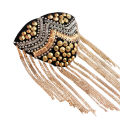 Shoulder Brooch Tassels Rhinestones Jewelry Temperament Wear-resistant Brooch Pin Clothes Decor. 