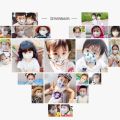 20PCS KF94Face Mask For Kids KF94 Korean Children's Masks 3D Design Protective Kn95 Grade Children's Mask. 