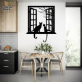 Lifestyle Glory Brand 3D Cat Looking Outside Window Wooden Wall Art I Wall Art I Decorating Items I Decorating Items For Home I Decoration Pieces For Room I Decoration Pieces I Decoration I Decoration Items I Wall Art For Room. 