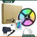 Shizi Rgb Led Strip Light Waterproof Remote Control Color Changing 3528 - Complete Kit. 
