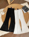 100% Turkish (Irish) Flare Cut Pant in Black and White Color. 