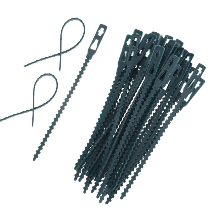 Hot Nylon Adjustable Shrubs Fastener Garden Plant Cable Ties Tree ...