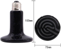 100W Ceramic Heat Emitter, Reptiles Ceramic Heat Lamp Bulbs for Reptile,Tortoise,Coop,All Pet Spend Winter Emitting Brooder Coop Heater for Amphibian Pet & Incubating Chicken Incubator by Electrica. 