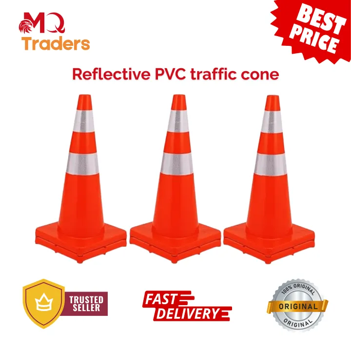 Reflective PVC Traffic Cone - Heavy Duty Safety Road Cone with High ...