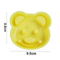 Bear Face Shape Sandwich Cutter Plastic. 