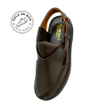 Punto Zero Brown Leather Peshawari Chappal. 