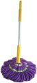 Magic Twist Mop with Self-Wringing Action, Extra Microfiber Refills, and Durable Handle – Perfect for Kitchen, Bathroom, and All Surfaces. 
