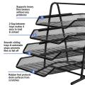 Heavy Duty Metal 4 Tier story Desktop Document Letter Tray / Office 4 Tier Heavy Duty Metal Desktop Letter Tray / File Organizer Sorter Desk Document Organizer / Shelf Tray Magazine Holder Paper. 