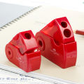 FABER CASTELL Push Pull Double Pencil Sharpener Single Hole Double Hole Multifunctional School Office stationery. 