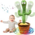 Rechargeable Talking Cactus | Dancing Cactus Toy for Kids- Educational Plush Toy for Kids, Rechargeable Dancing Cactus Toy with Voice Recording, Interactive Electronic Pet with 120 Songs for Toddlers, Perfect Birthday Gift for Children. 