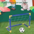 Indoor Mini Folding Football Soccer Ball Goal Post Net Set+Pump. 