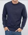 Navy Blue Fleece Plain Sweat Shirt for Him. 