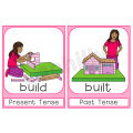 20 Groups Irregular Verbs Memory Game for Baby Kids Grammar Learning English Cards Flashcards Worksheet Printable PDF Files. 