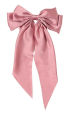 Big bow silk hair clip for woman girls latest fashion hair clips for girls hair accessories. 
