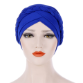 Style Hijab Turban Fashionable Braid Toe Cap Milk Silk Inner Cap Single Twist Silk Braided Turban for Wear Daily. 