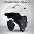 Odoland Snow Ski Helmet and Goggles Set, Sports Helmet and Protective Glasses Shockproof/Windproof Protective Gear (Small). 