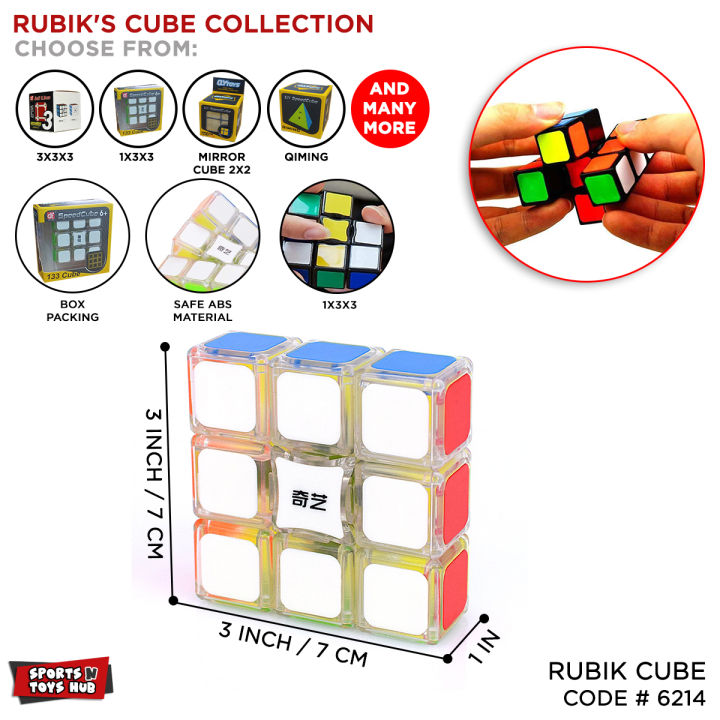 Single Speed 1x3x3 - Magic Cube Game