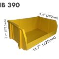 Tools plastic Bin box Storage System LARGE Containers stackable (Set of 4). 
