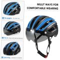 Mountain motorcycle helmet backlight magnetic Visor UV protection. 