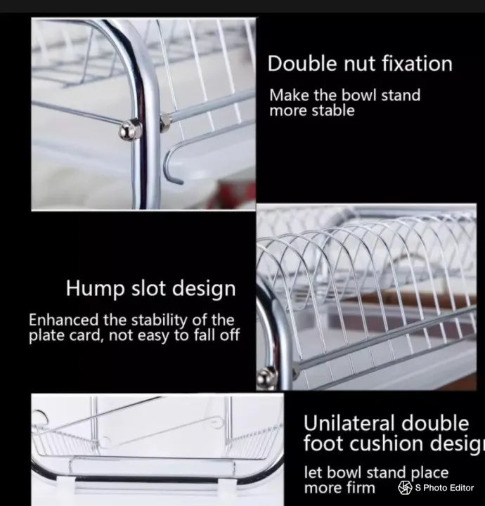 cromed%20steel%20G%20shape%20dish%20rack%20crockery%20stand%203%20portion%20-%20Image%205