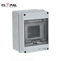 Clopal 5 & 12 Ways Waterproof IP65 Distribution Box Surface Mounted Circuit Breaker Solar PV Distribution Box. 