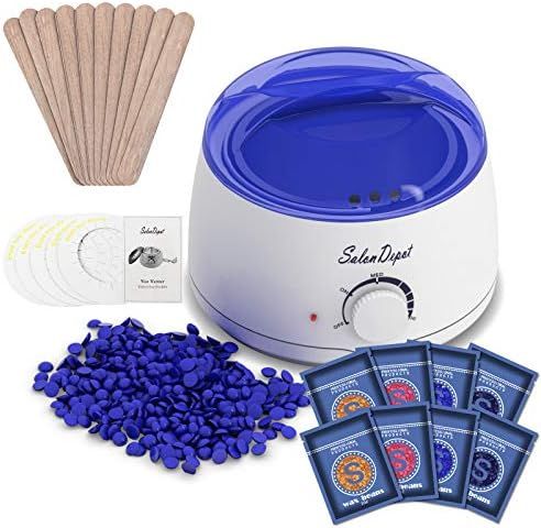Pro Wax (100) HOT WAX MACHINE + FREE Beans & Spatula Wax Warmer Machine Hair Removal Machine Wax Heater for Professionals Hair Removal Waxing Machine Paraffin Wax Machine