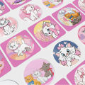 The Aristocats Marie Cat Kids Reward Waterproof Scrapbooking Packaging Label Sticker Birthday Party Decor. 